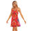 थंबनेल: All-Over Print Womem's V-neck Sleeveless Cami Dress