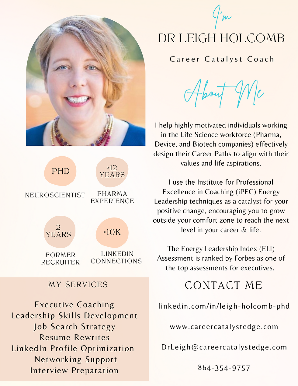 Coaching with Dr. Leigh Holcomb