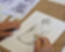 Beginner Drawing Lesson - Nude figure of a female being drawn