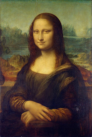 Oil Painting of mona lisa original