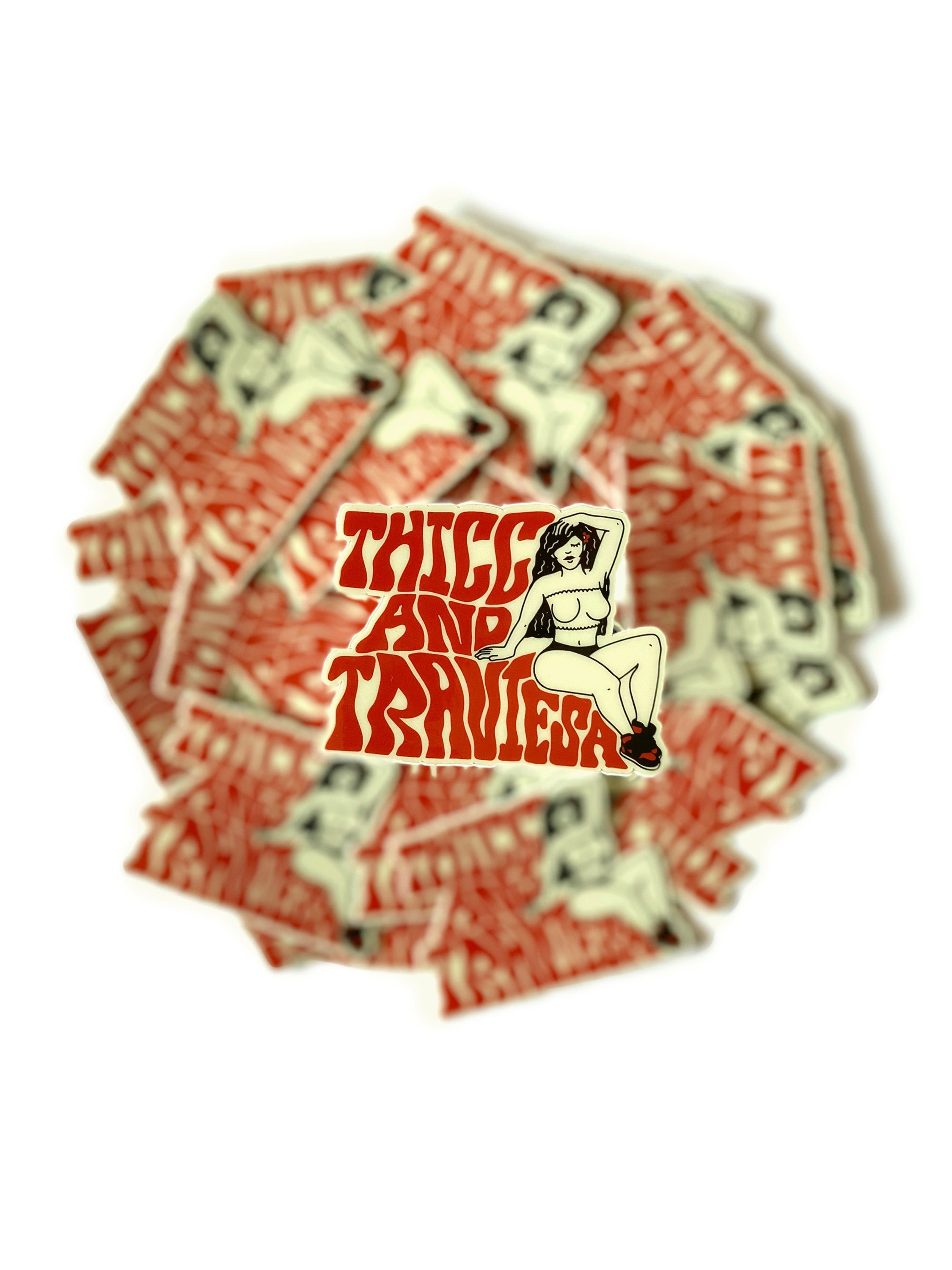THICC & TRAVIESA sticker