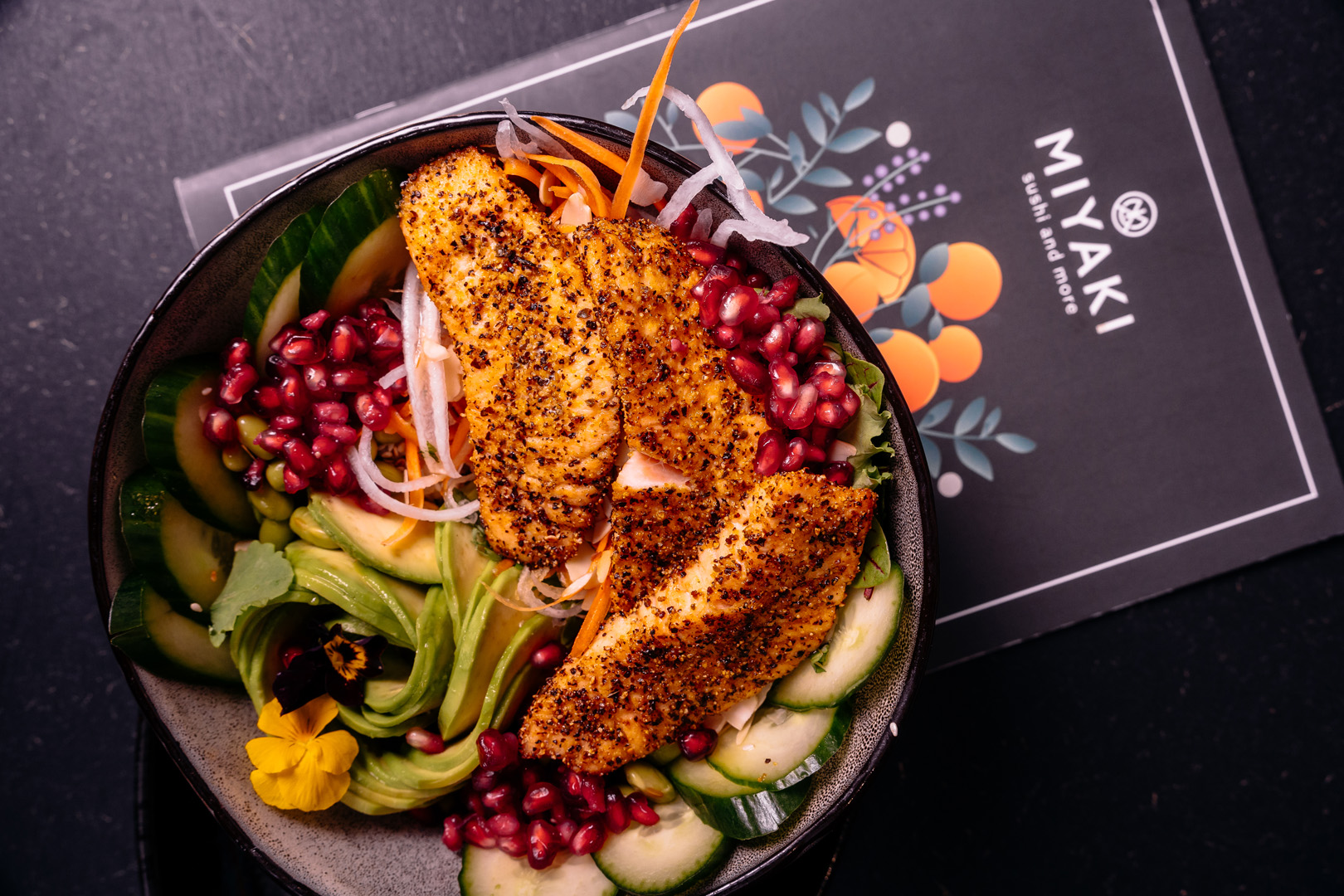 Arranged Food and Objects