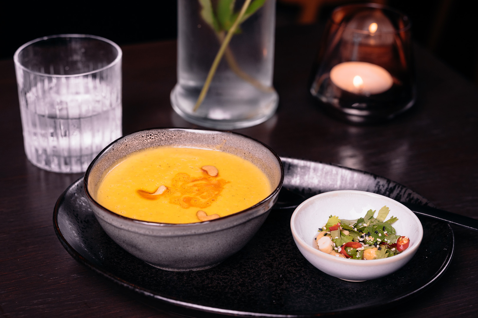 Arranged Food and Objects