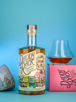 Bouteille whisky Daddy Rack, vieilli 3 ans en fûts de chêne américain neufs, une exclusivité Domaine