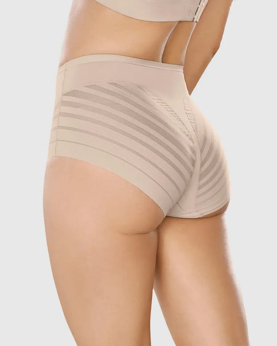 Miniatura: Panty faja clásico con control moderado de abdomen y bandas en tul