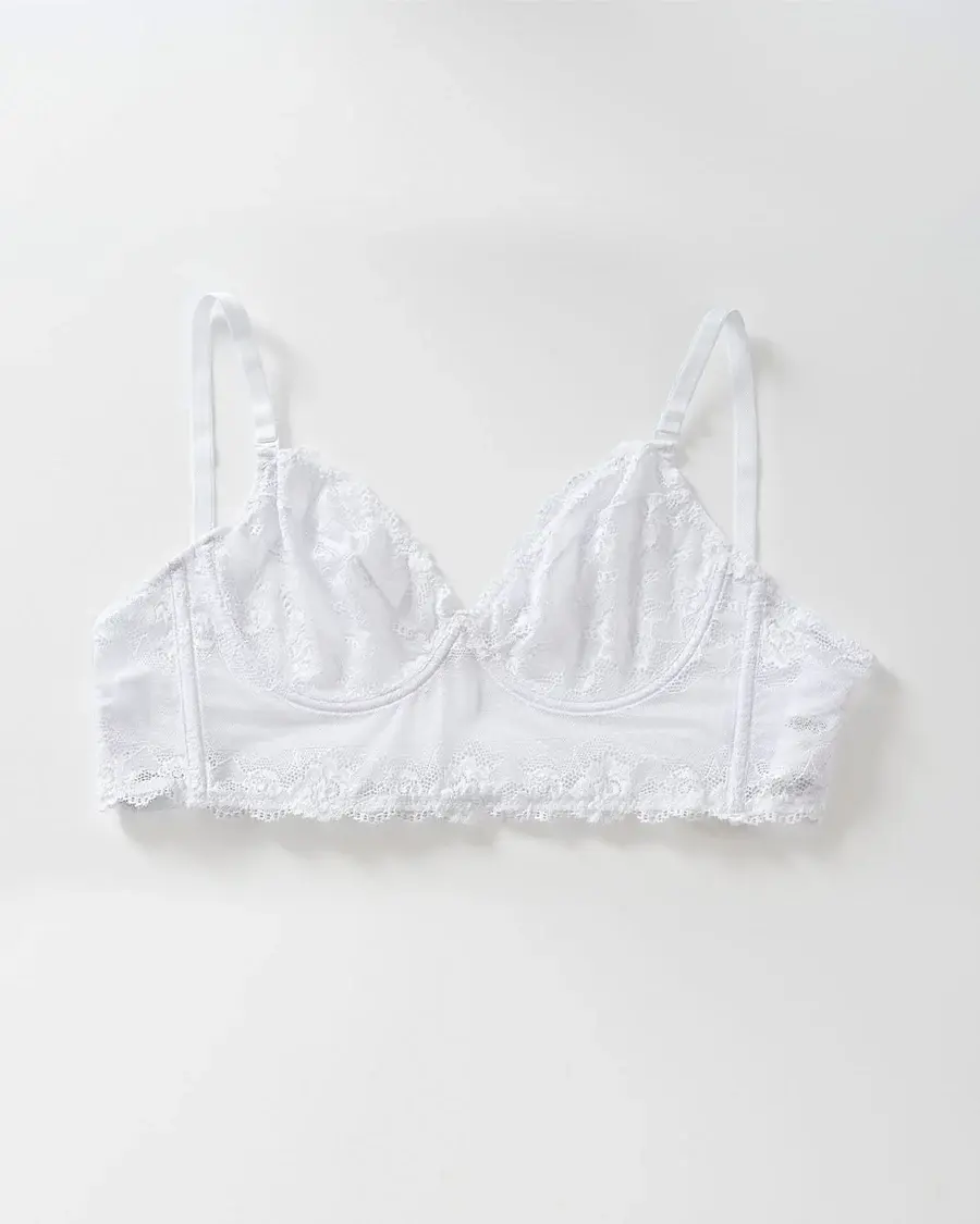 Miniatura: Bralette multiusos Sexy Siempre en encaje ideal para prótesis de mastect