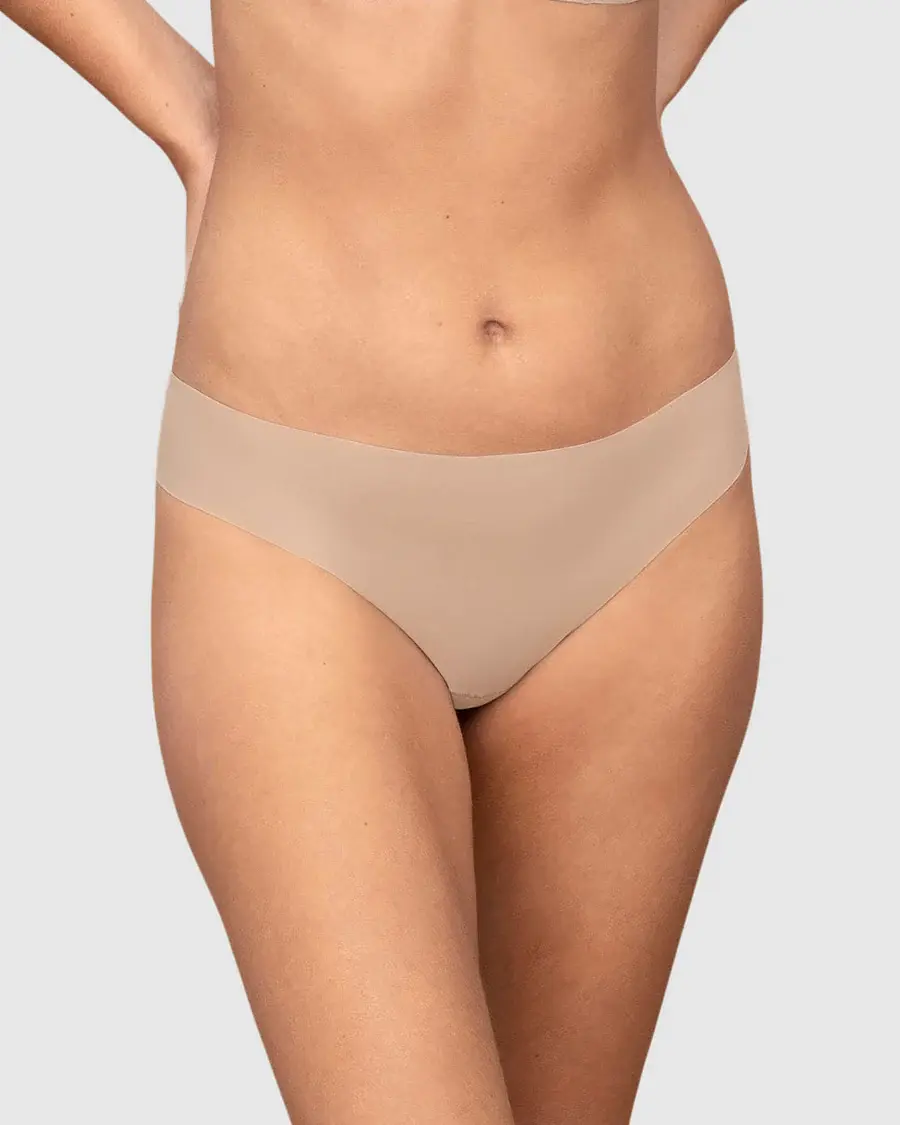 Miniatura: Panty brasilera invisible ultraplano sin elásticos y de pocas costuras