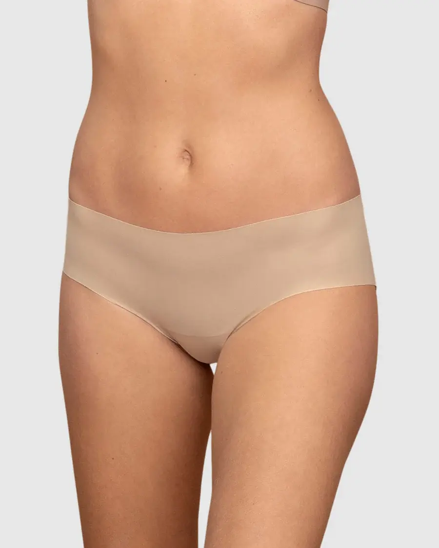 Miniatura: Panty hípster invisible ultraplano sin elásticos y de pocas costuras