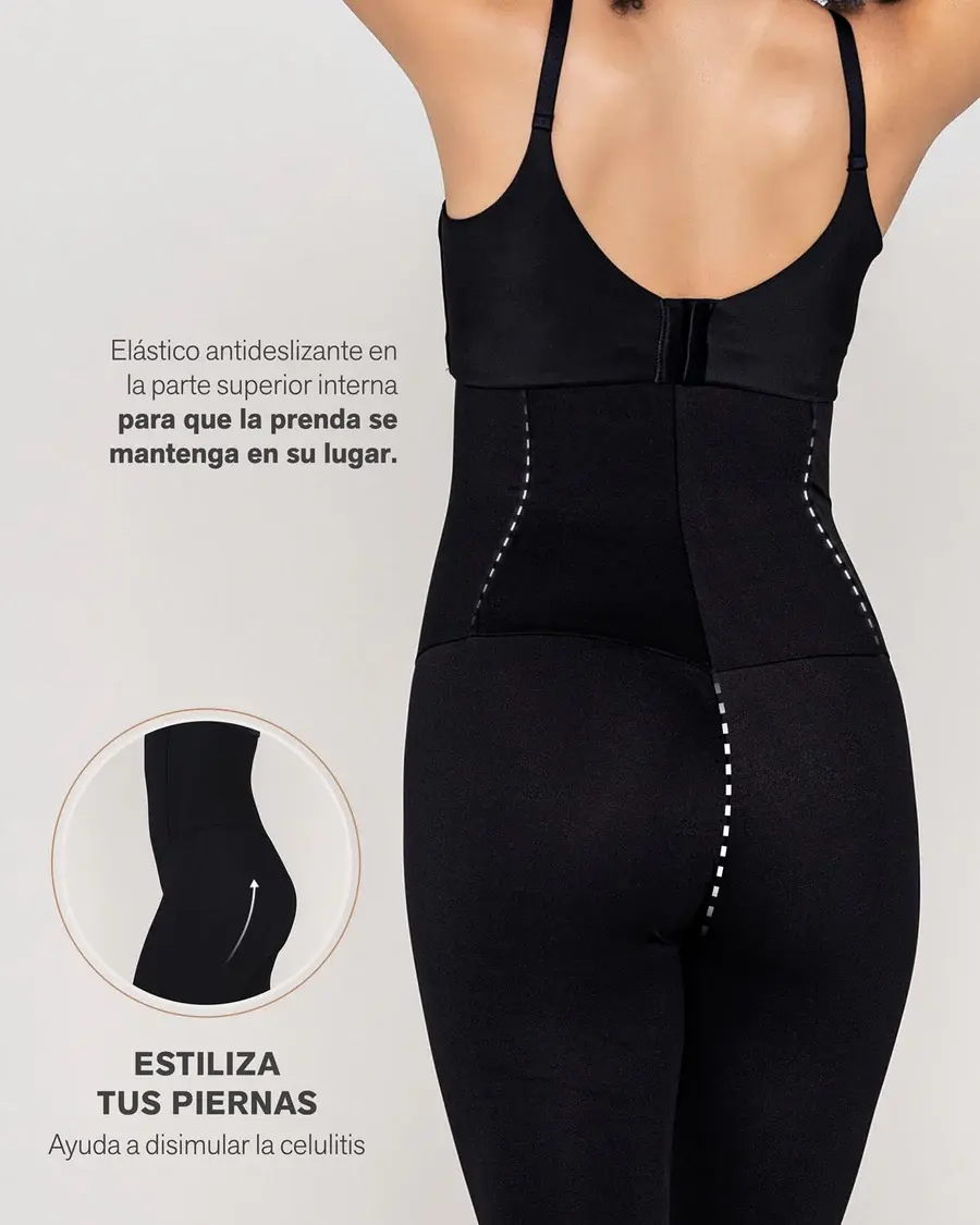 Miniatura: Legging de tiro alto de control en abdomen y piernas