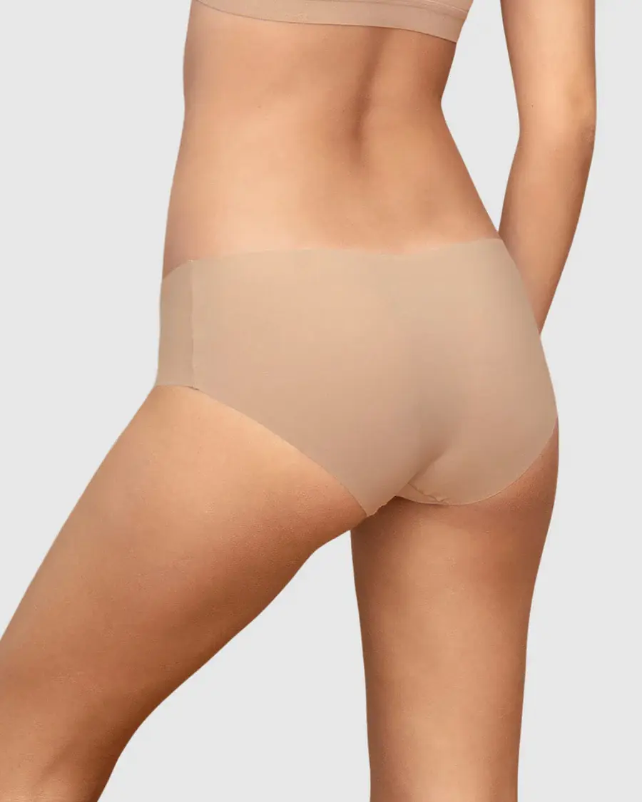 Miniatura: Panty hípster invisible ultraplano sin elásticos y de pocas costuras