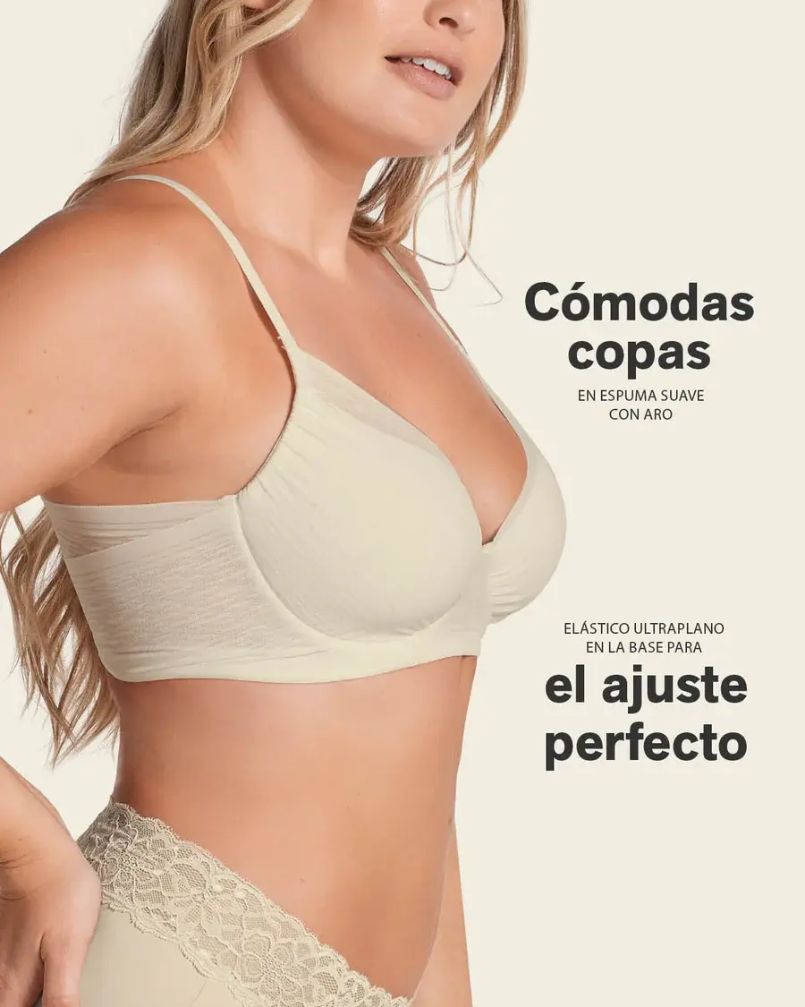 Miniatura: Brasier con cubrimiento total del busto Comfort Fit