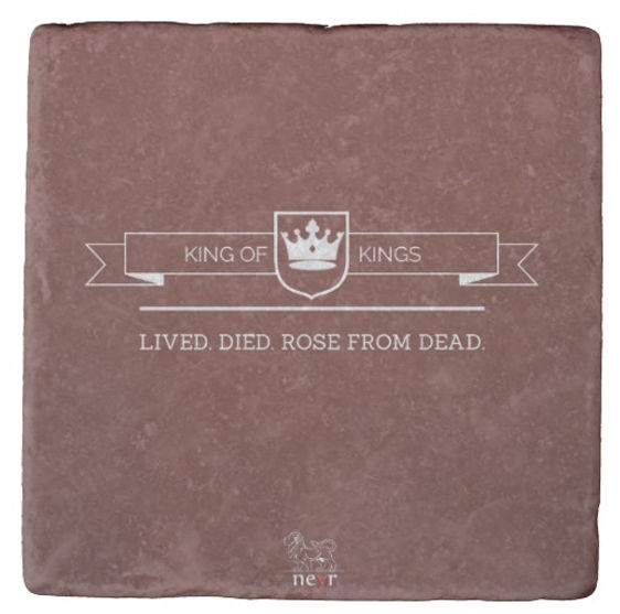 King of Kings Stone Coaster