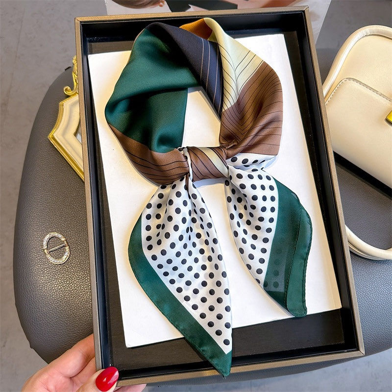 ZS Women Luxury Satin Scarf.