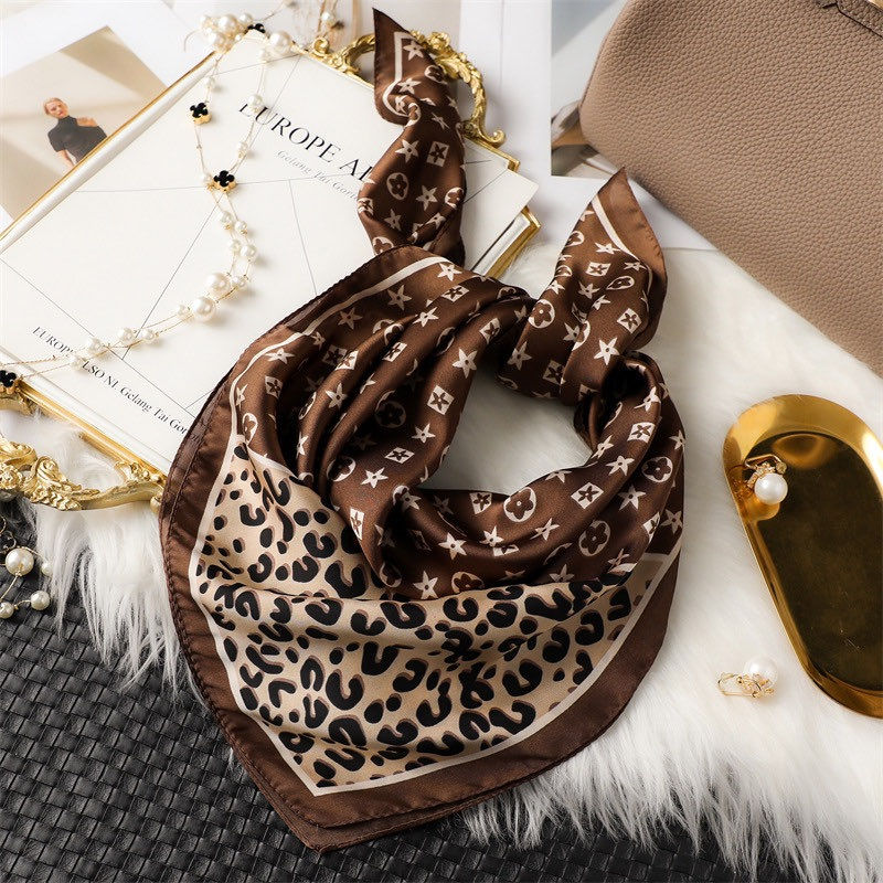 ZS Women Luxury Satin Silk Scarf.