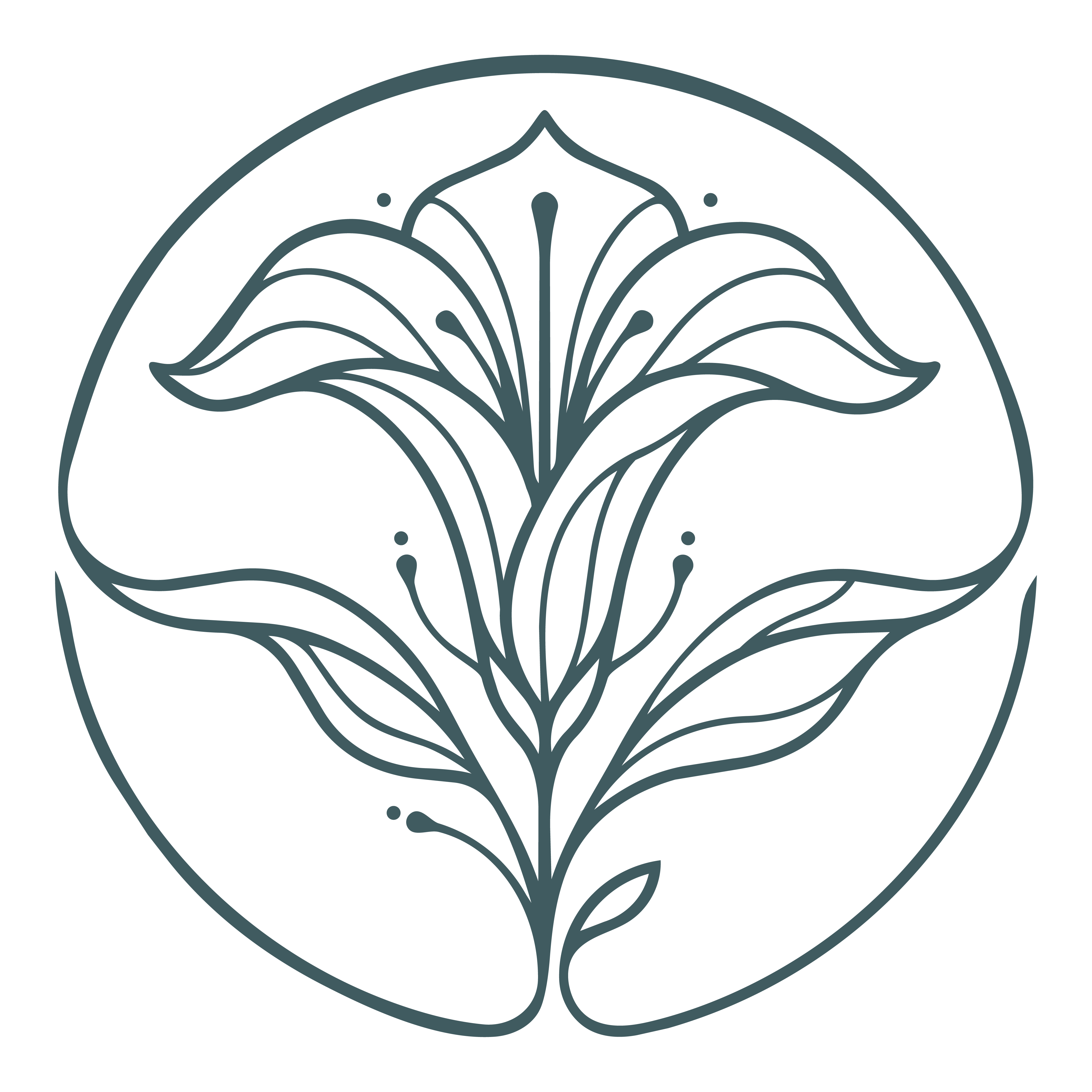 angel's trumpet flower icon