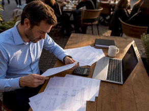Investor reviewing Swiss double taxation documents