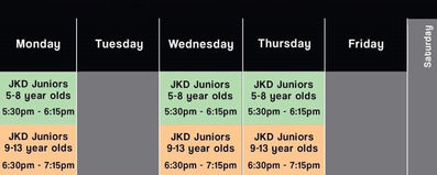 junior classes on as normal through half term