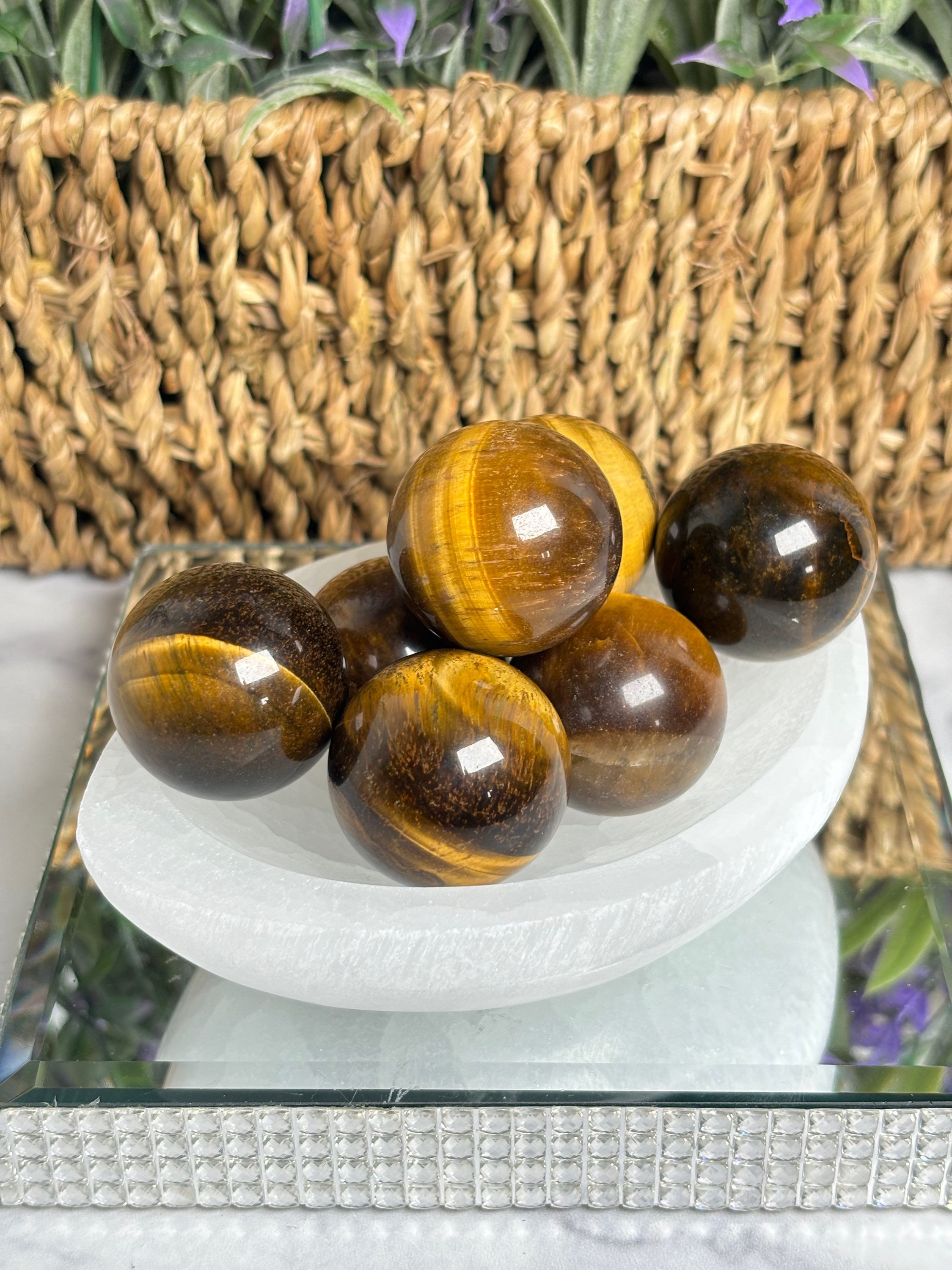 Tiger Eye Sphere 30mm
