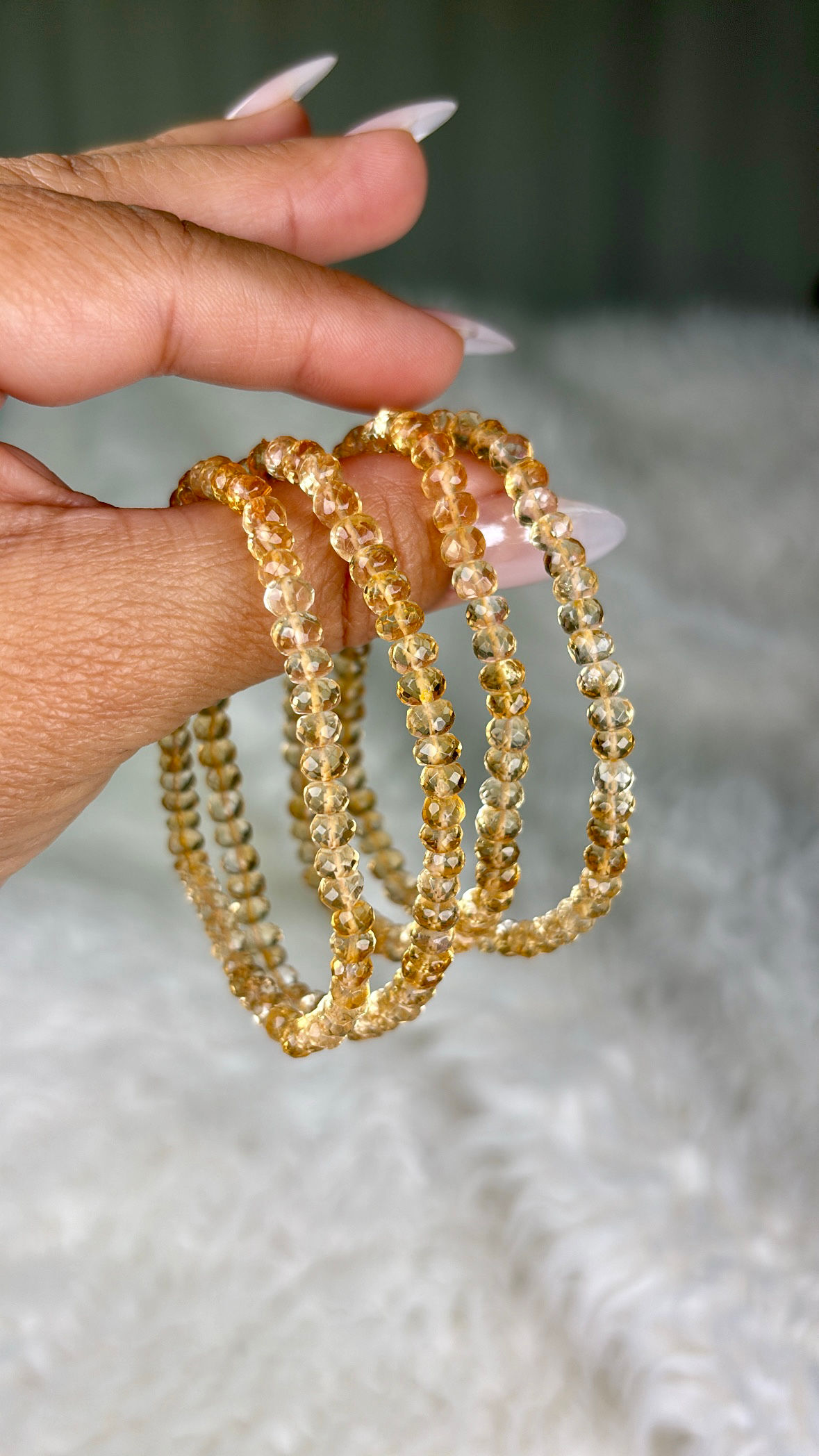Faceted Citrine Bracelet