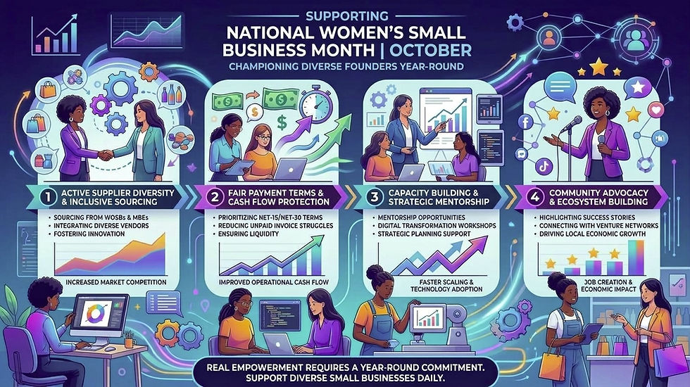 Ways We Support National Women's Small Business Month All Year Round!