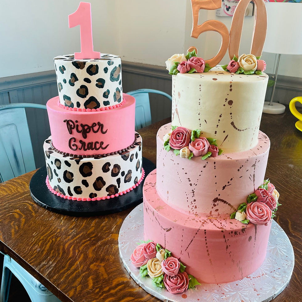 Custom Tiered Cakes
