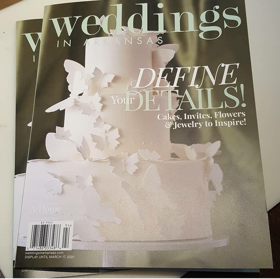 Butterfly Wedding Cake- Magazine Cover