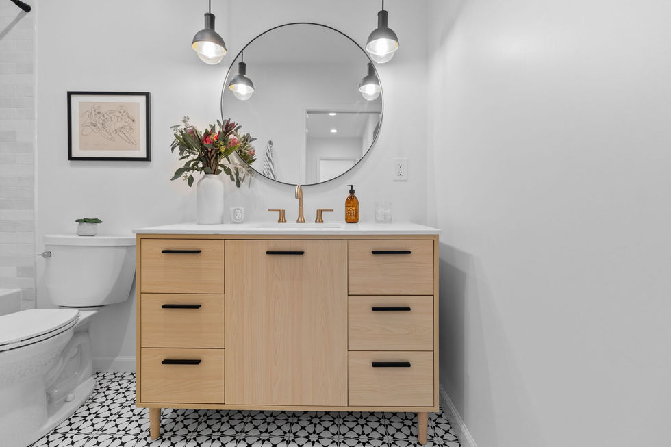 Modern Family Home Makeover in Los Angeles - Bathroom