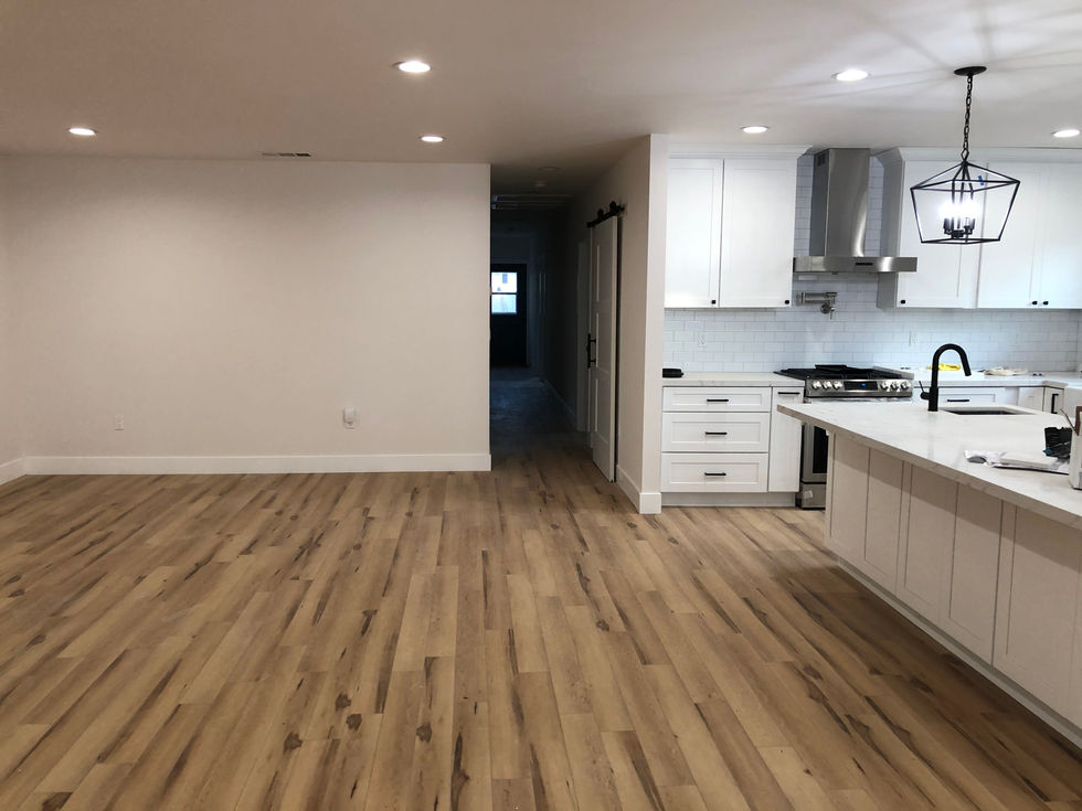 Full home renovation in Culver City featuring open floor plan, new flooring, and modern finishes - Interior