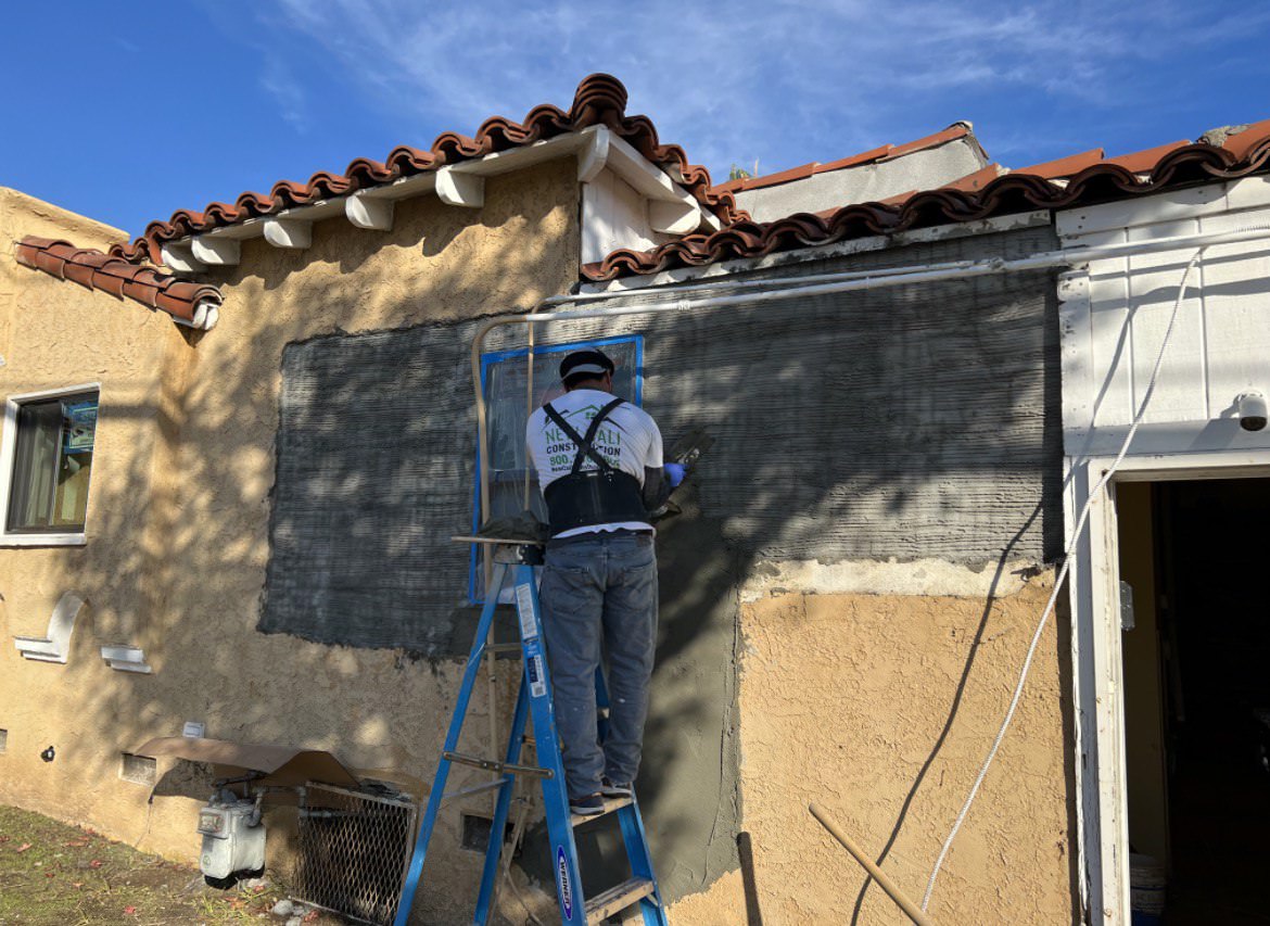 Modern Family Home Makeover - Exterior work