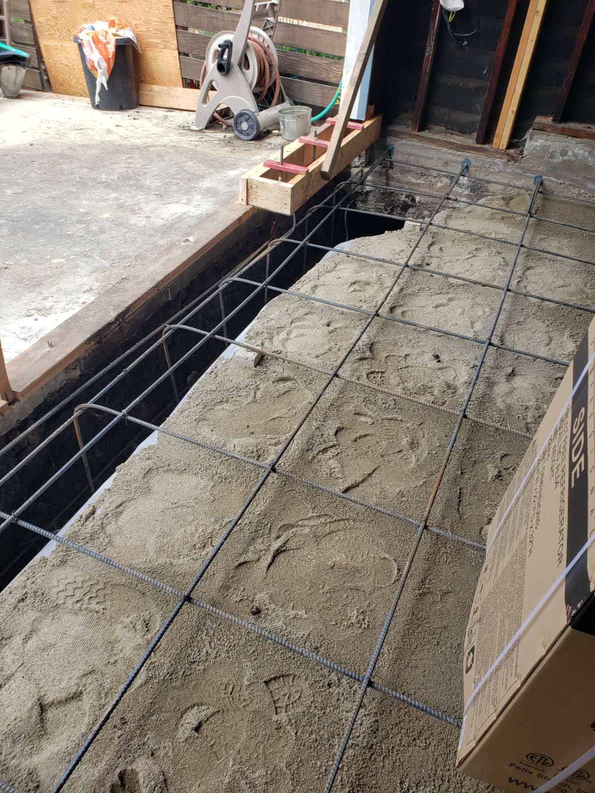 Full Detached Garage Remodel Culver City - Concrete and Foundation