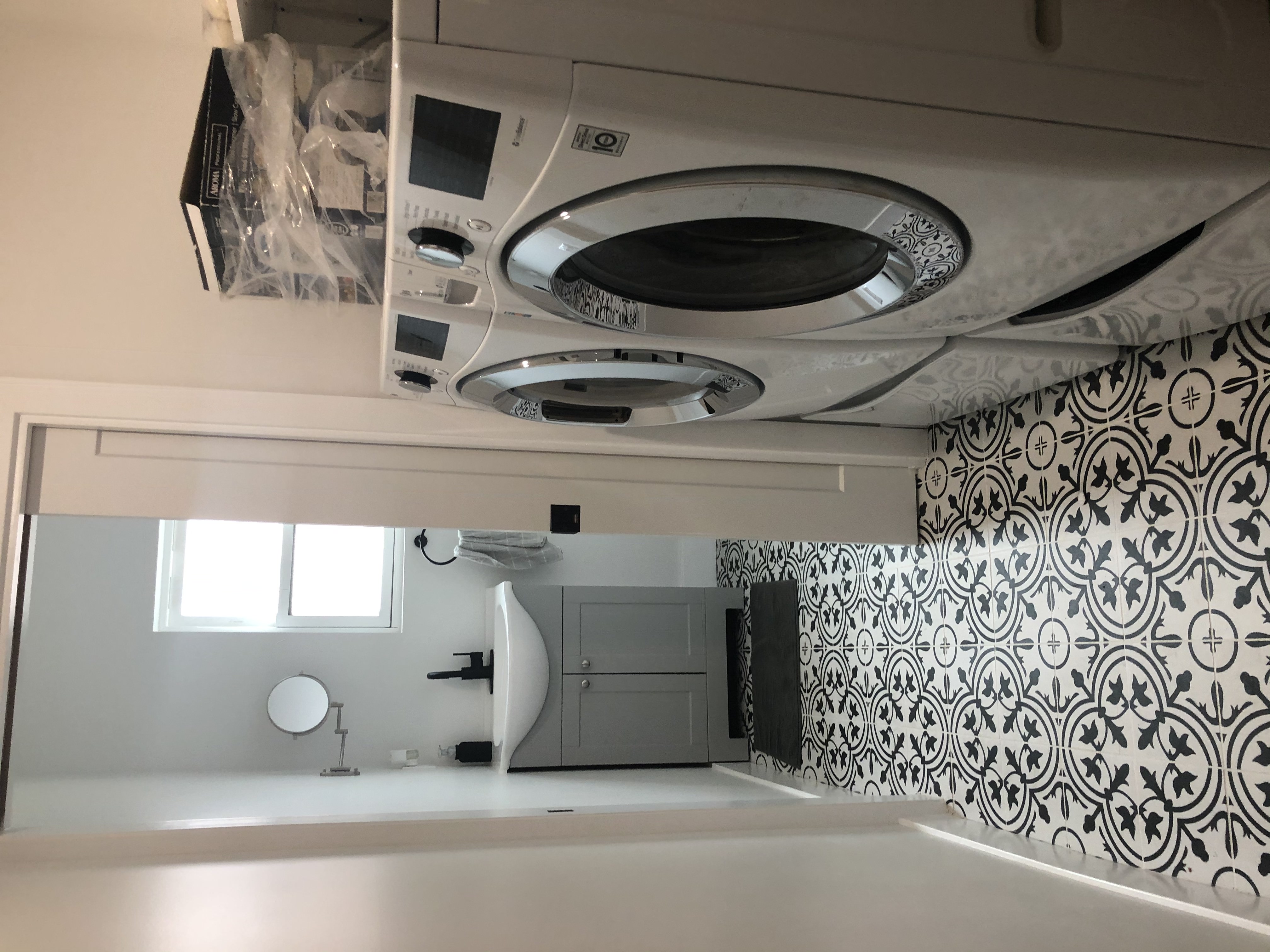 Full Scale Culver City Home Transformation - Bathroom and Laundry area