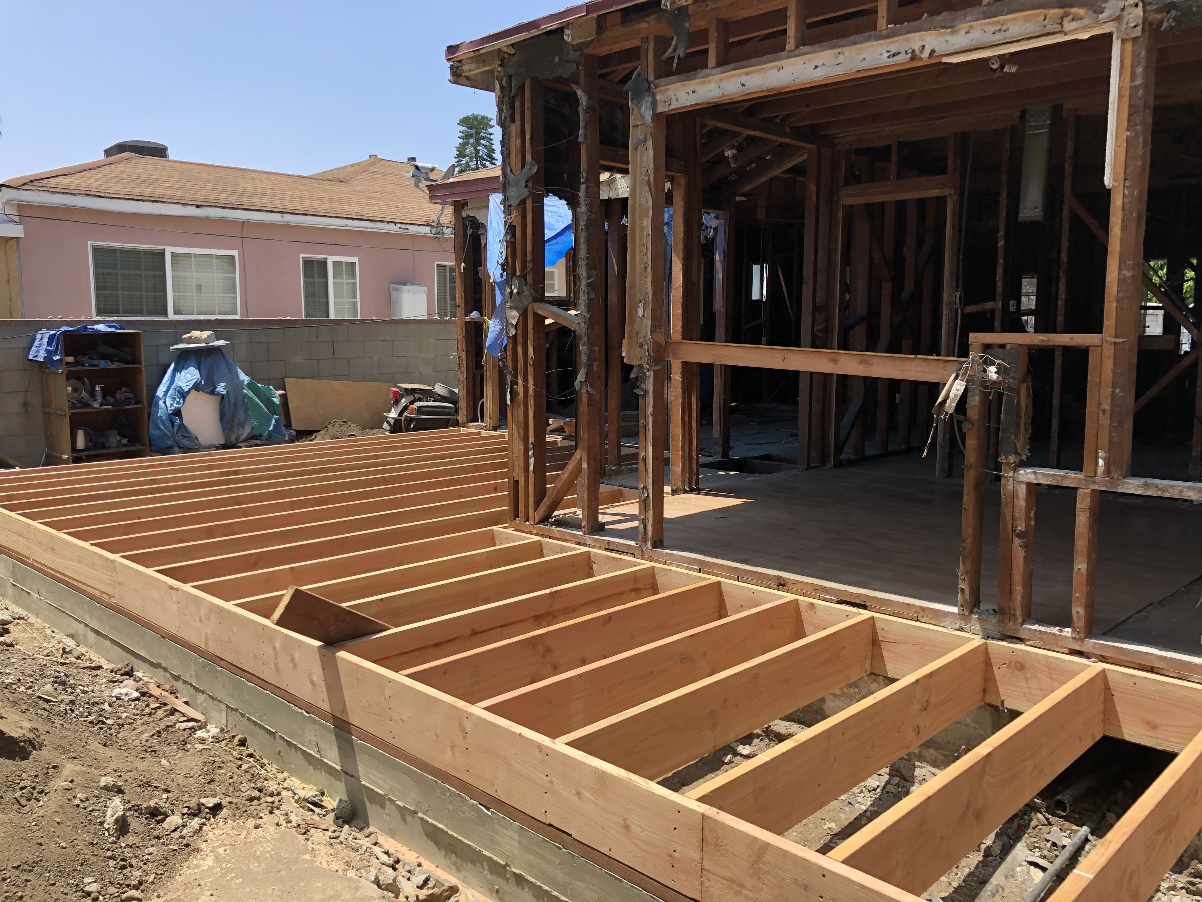Full Scale Culver City Home Transformation - Framing