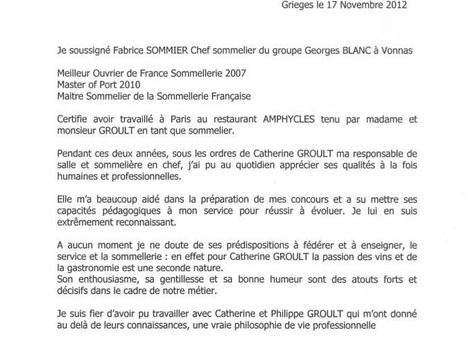 La chance et l'honneur d'avoir travaillé avec Fabrice Sommier à Amphiclès, restaurant deux étoiles  