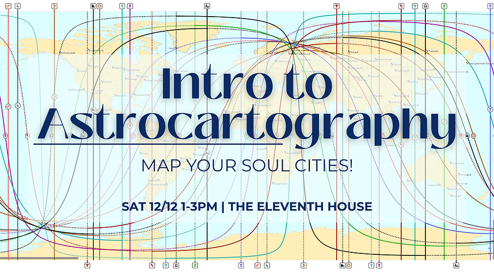 Intro to Astrocartography | Map Your Soul Cities!