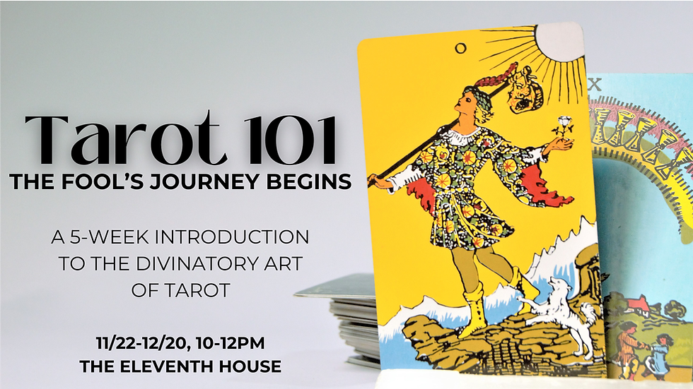 Tarot 101 | The Fool's Journey Begins