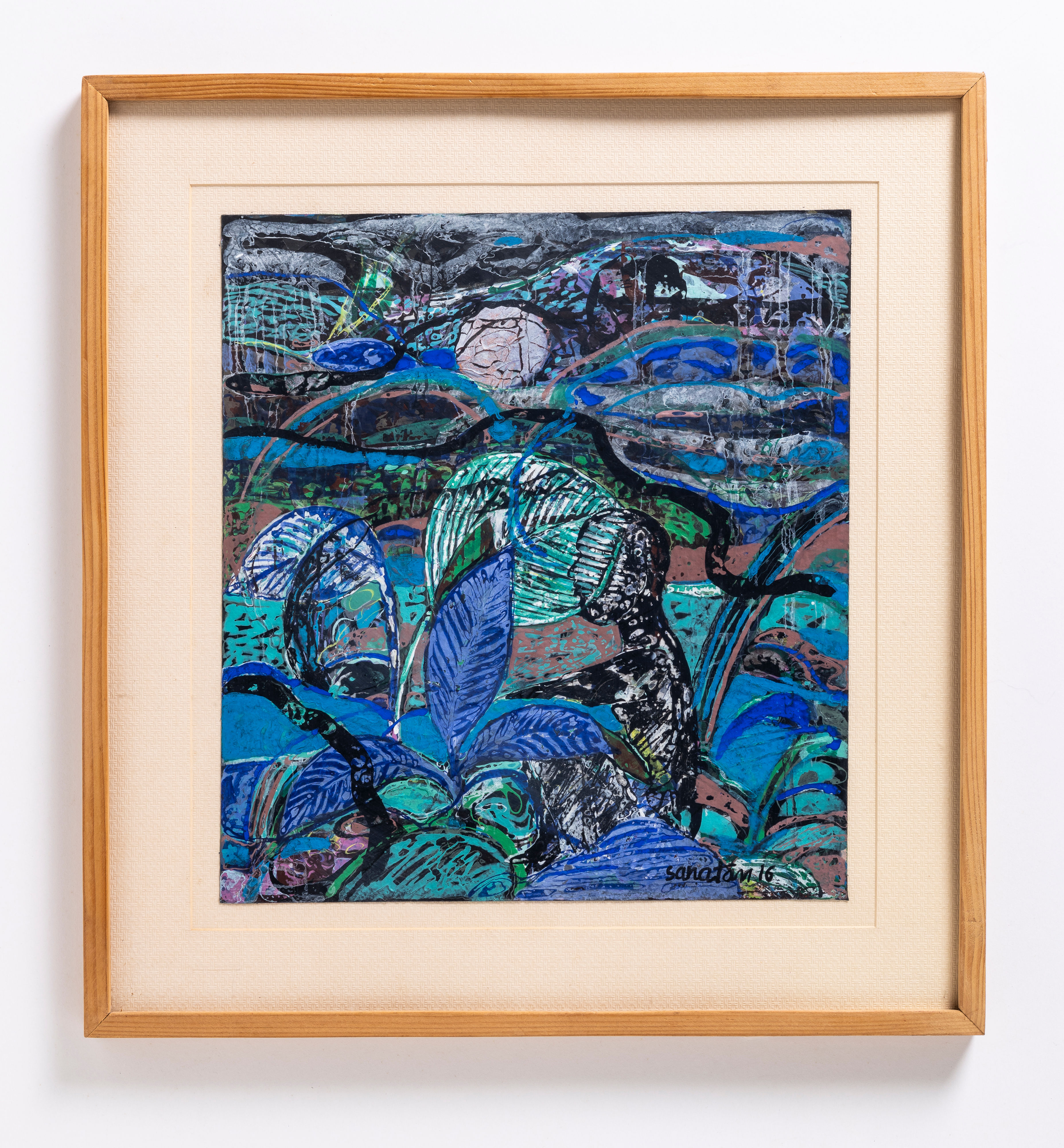 BLUE LANDSCAPE (ON PAPER)