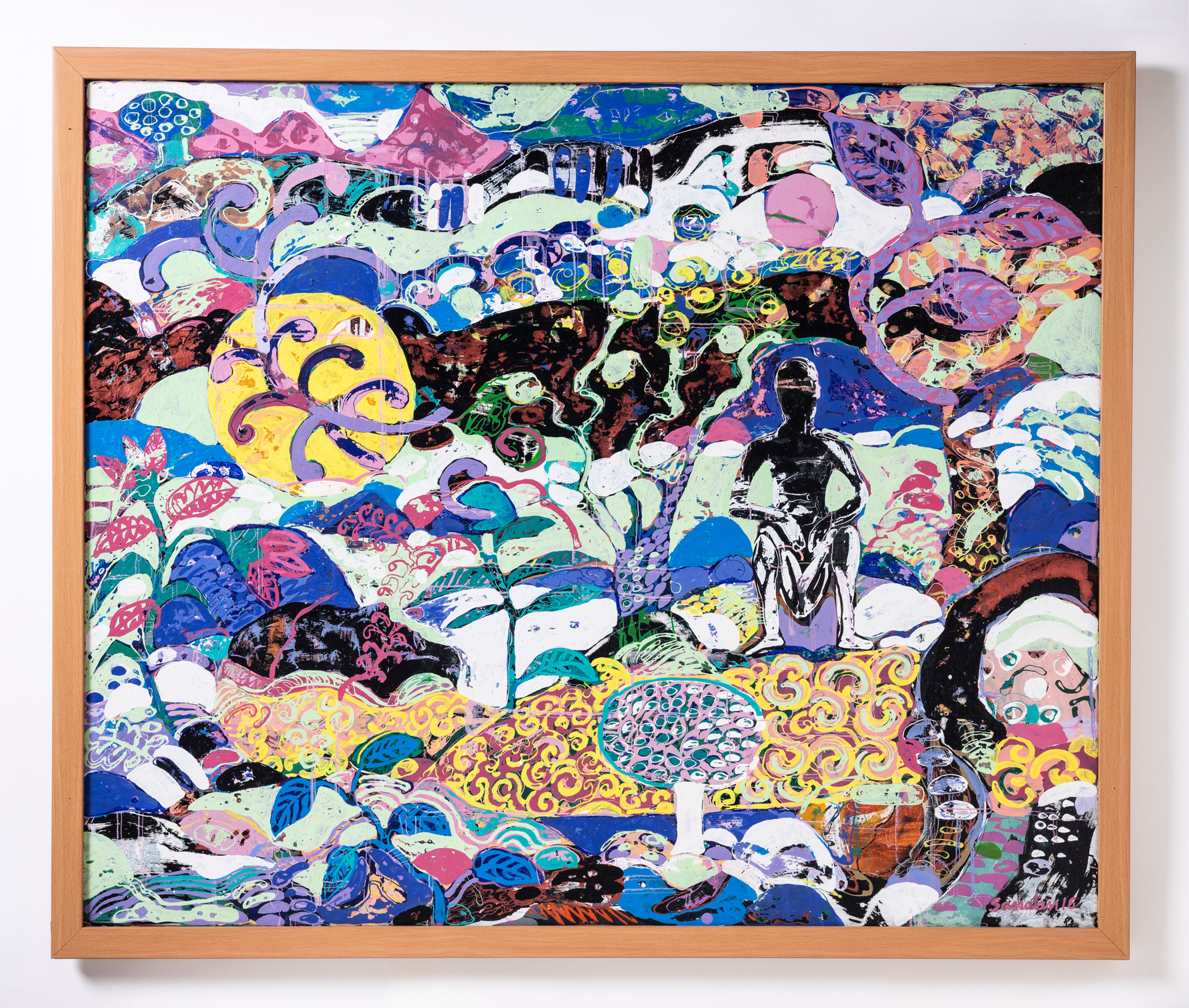 LANDSCAPE IN BLUE & GREEN