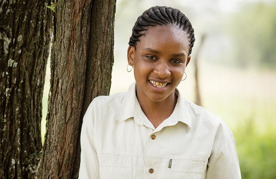 Lailatu Winnifred, the first winner of the Asilia Africa Scholarship