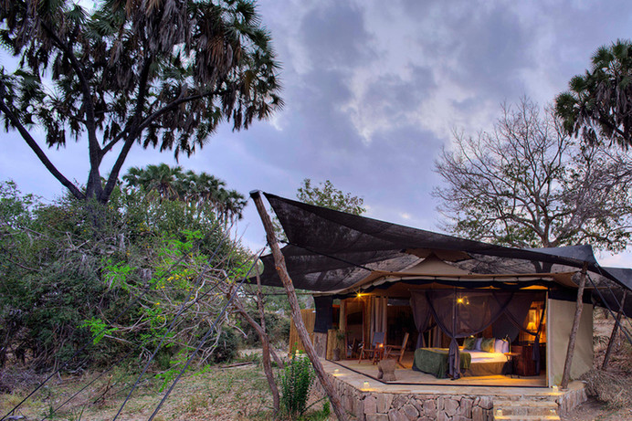 Tent at Roho Ya Selous at Nyere National Park