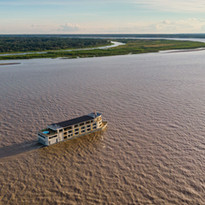 Delfin Amazon Cruises on the Peruvian Amazon river