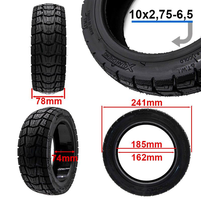 Miniatura: Neumático tubeless offroad 10x2,75-6,5 [Xuancheng] - Edition GEL