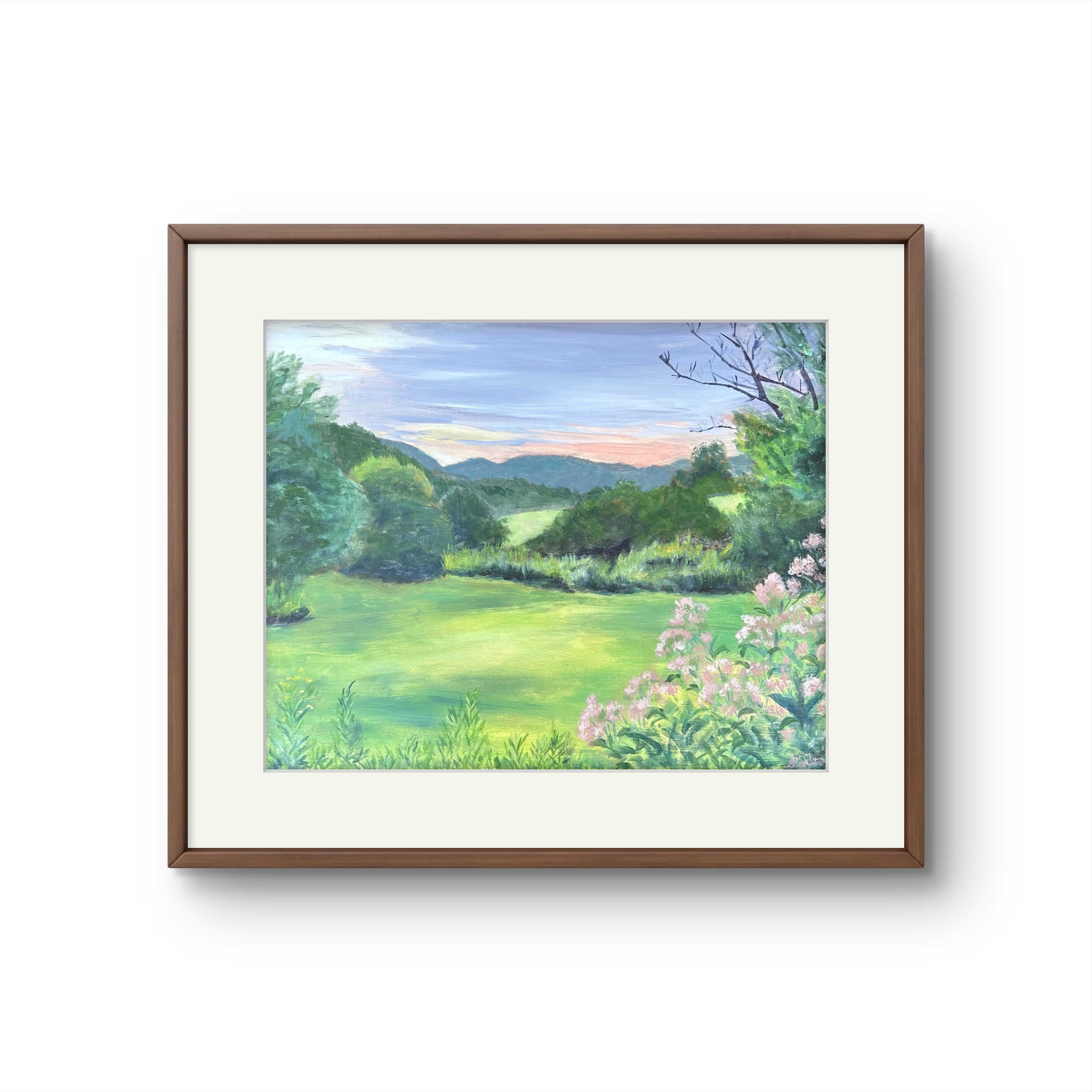 Framed Print of "Sunset at Sadie's Place"