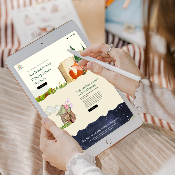 Shine Through Arts Program Website | Flow Cre8tive — structured pages for art classes, workshops and school programs