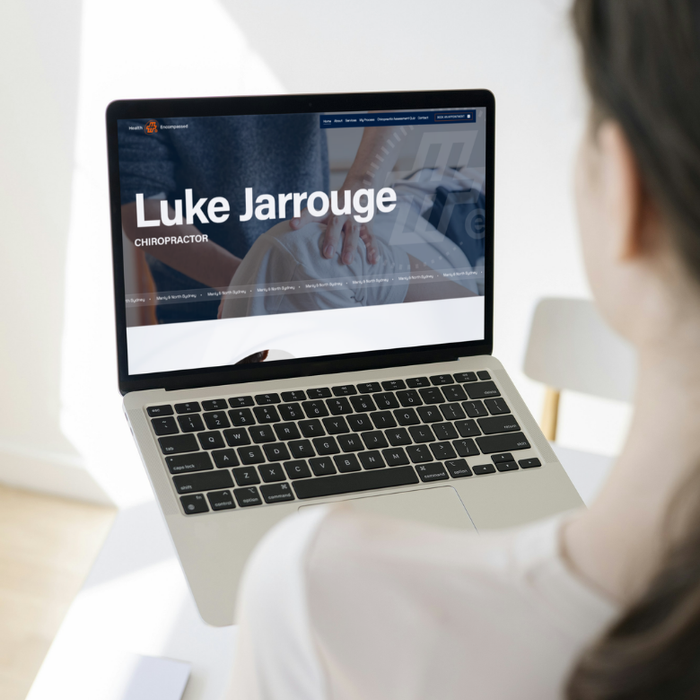 Chronic Pain Recovery Website | Health Encompassed by Flow Cre8tive — modern design supporting online rehab and coaching services