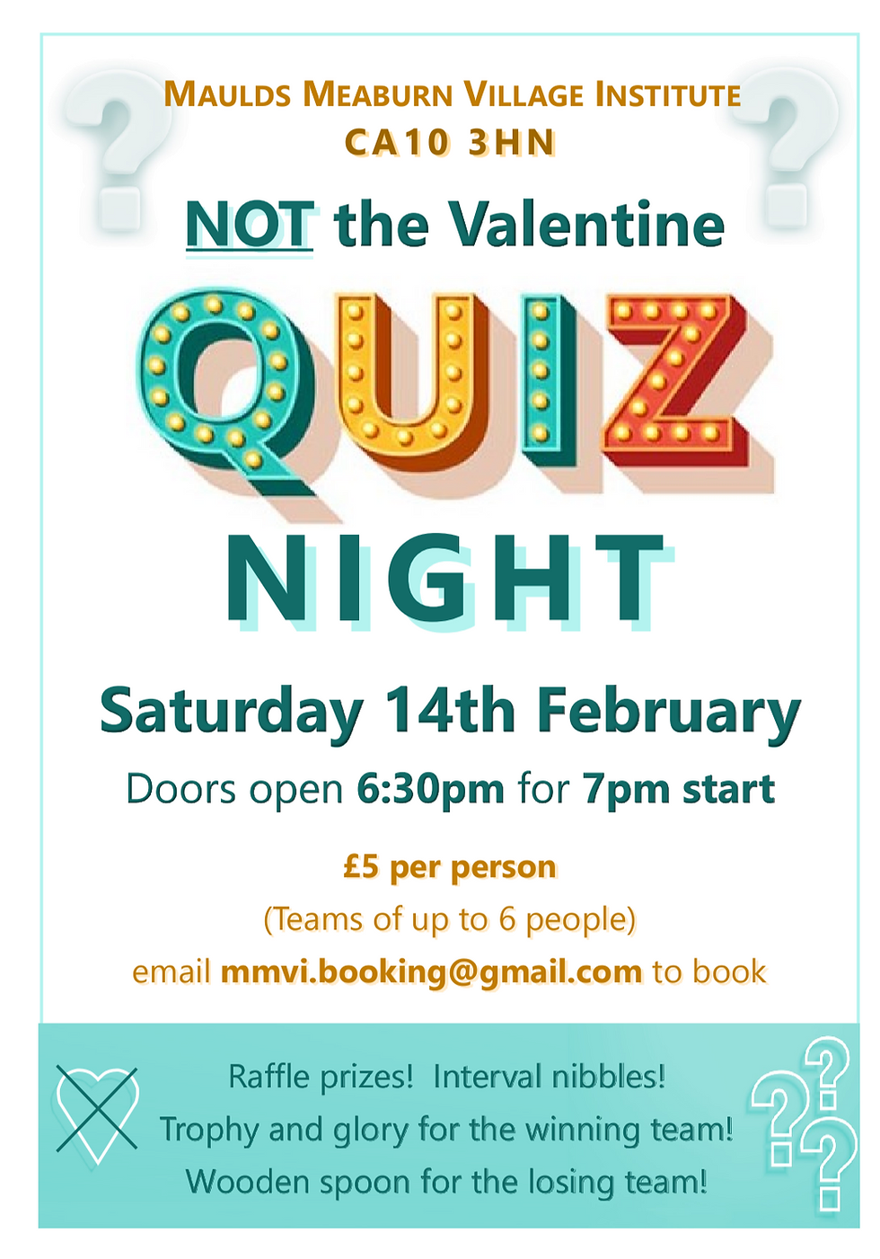 Not theValentine Quiz