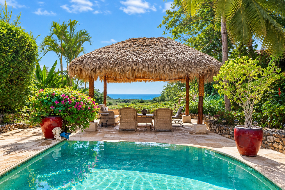 Luxury 3 Bed home for sale in Playa Panama with panoramic Papagayo Peninsula ocean views and private pool guanacaste costa rica