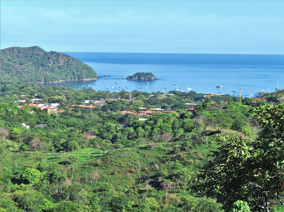 Ocean view one bedroom condo in peaceful holistic retreat community with pool and nature in Guanacaste Costa Rica
