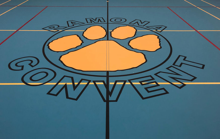Custom Artwork on a Pulastic Floor System