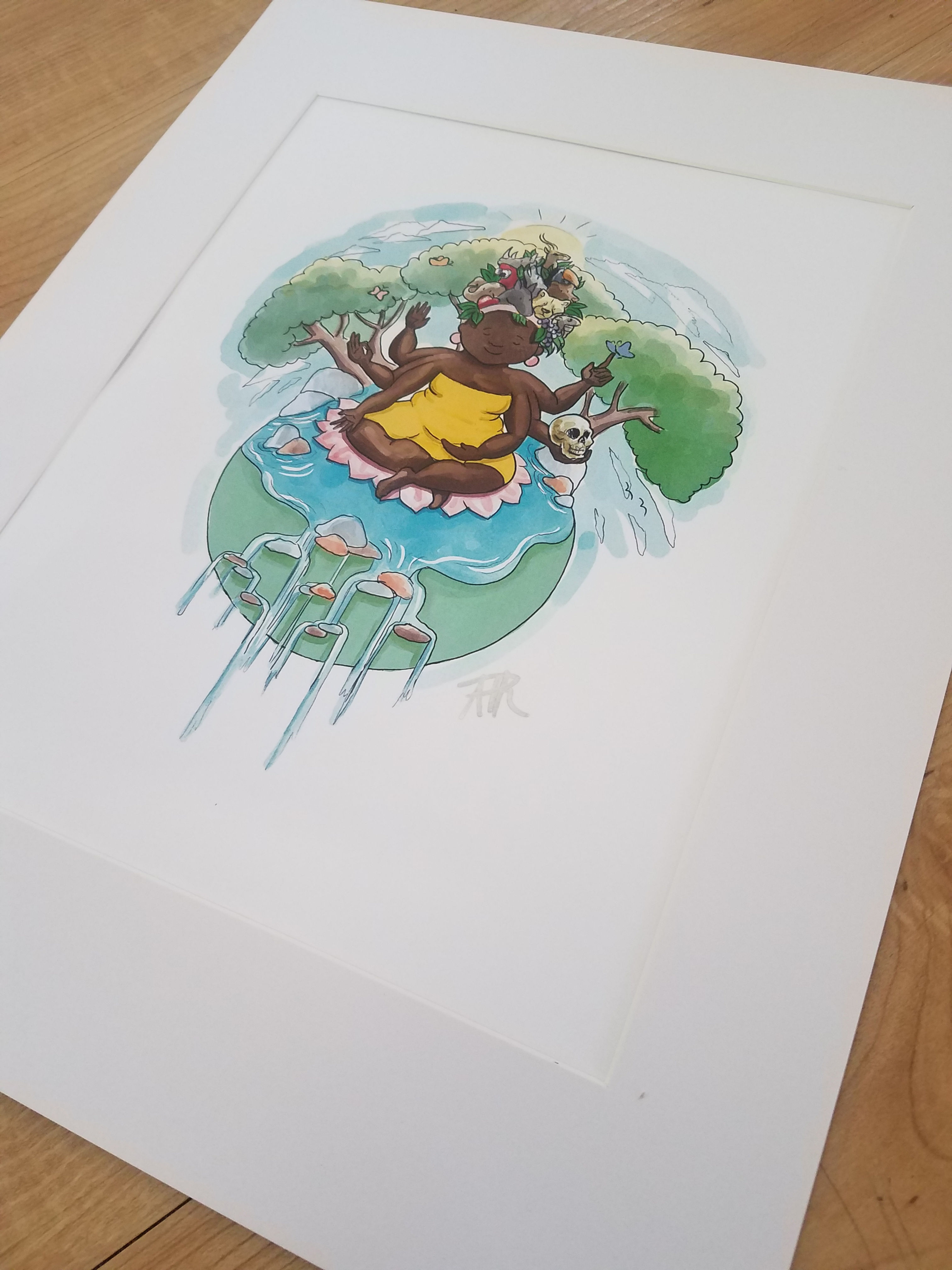 The Queen Goddess of the World Print