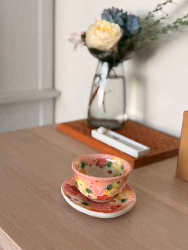 Seto Ware Flower Tea Cup #47074 | Ineedacup